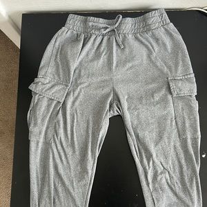 Girls Grey Jogger Pajama Pants